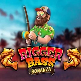 Bigger Bass Bonanza online game logo by Pragmatic Play on twincasinoofr.com