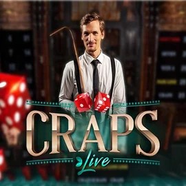 Live Craps logo – Live Casino by Evolution at Twin Casino