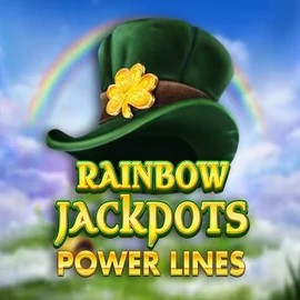 Rainbow Jackpots Power Lines online game logo by Red Tiger Gaming on twincasinoofr.com